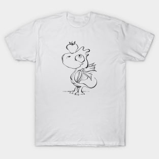 Baby Dragon with Apple T-Shirt